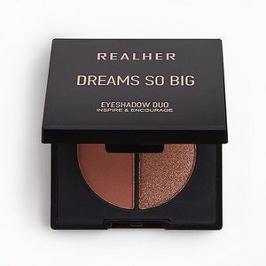 REALHER Dreams So Big Eyeshadow Duo NEW 2.5g/.09oz *NEW* Terracotta Shimmer